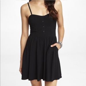 Express Button Front Cami Dress